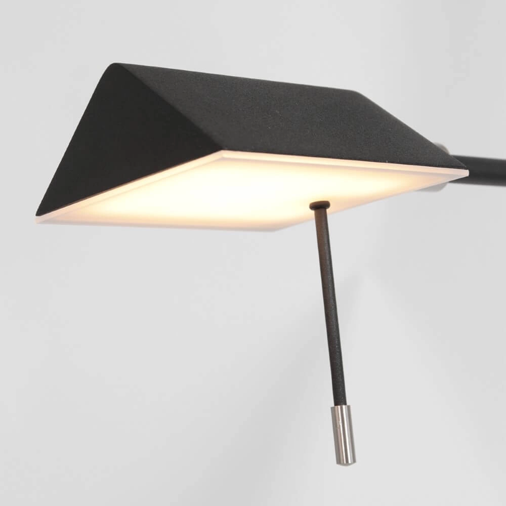 Zwarte leeslamp Retina met led Steinhauer 8712746135695