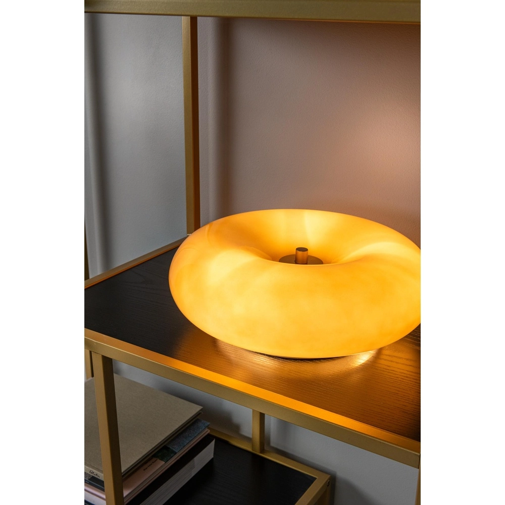 Tafellamp Sentino Ø 29,5cm taupe Lucide 5411212106483
