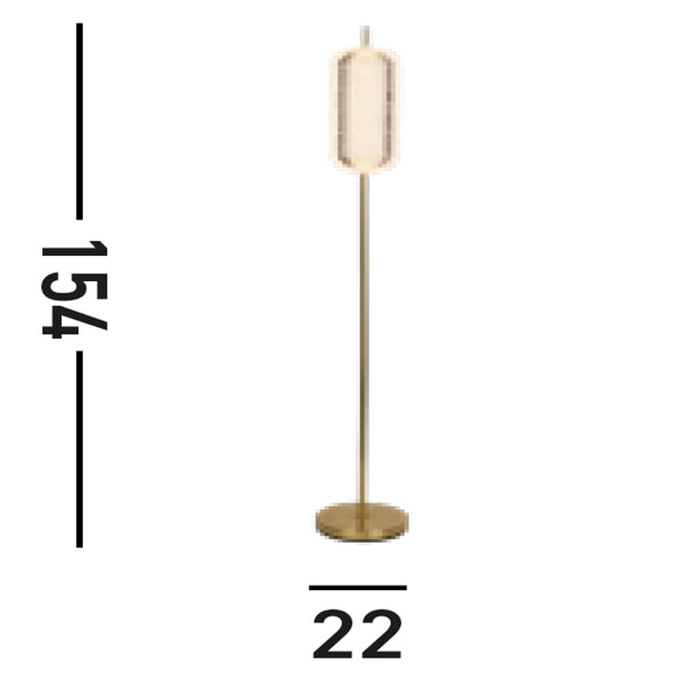 Vloerlamp Capsule design Searchlight 5053423273174