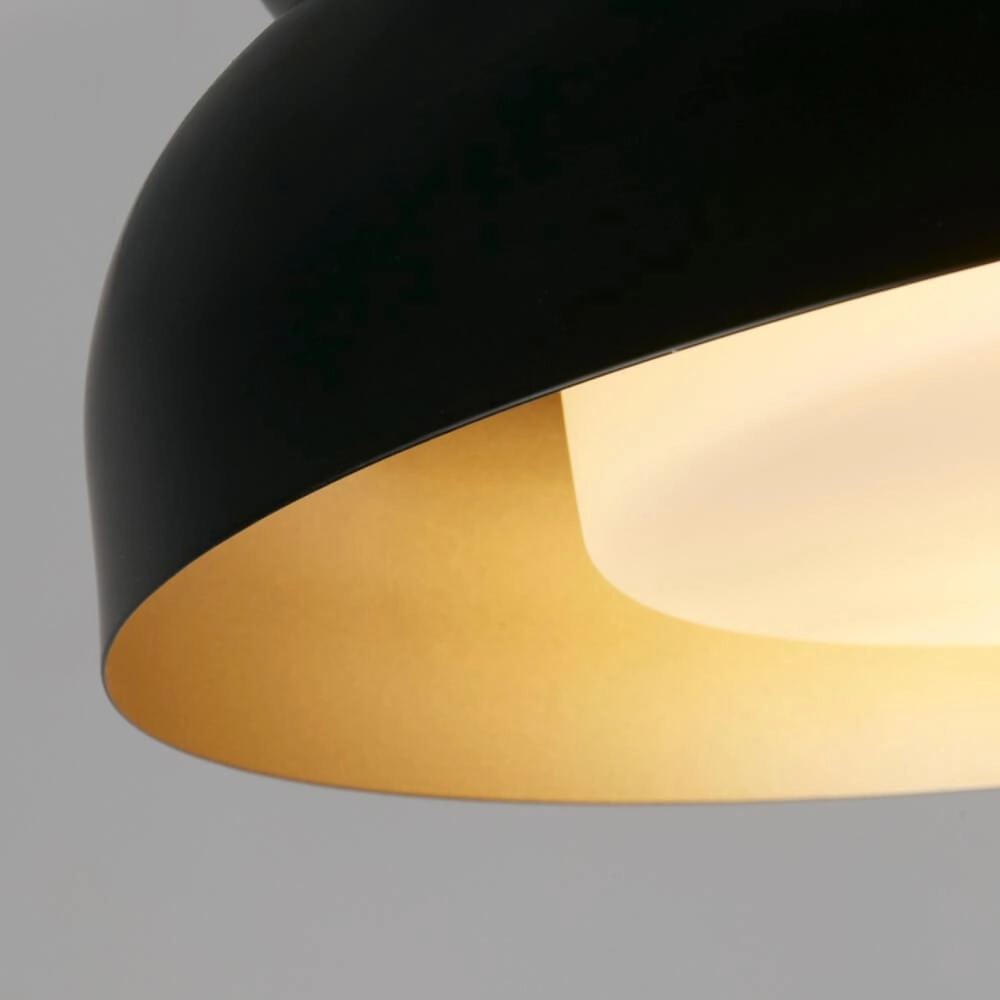 Plafondlamp Kendal zwart Searchlight 5053423274355