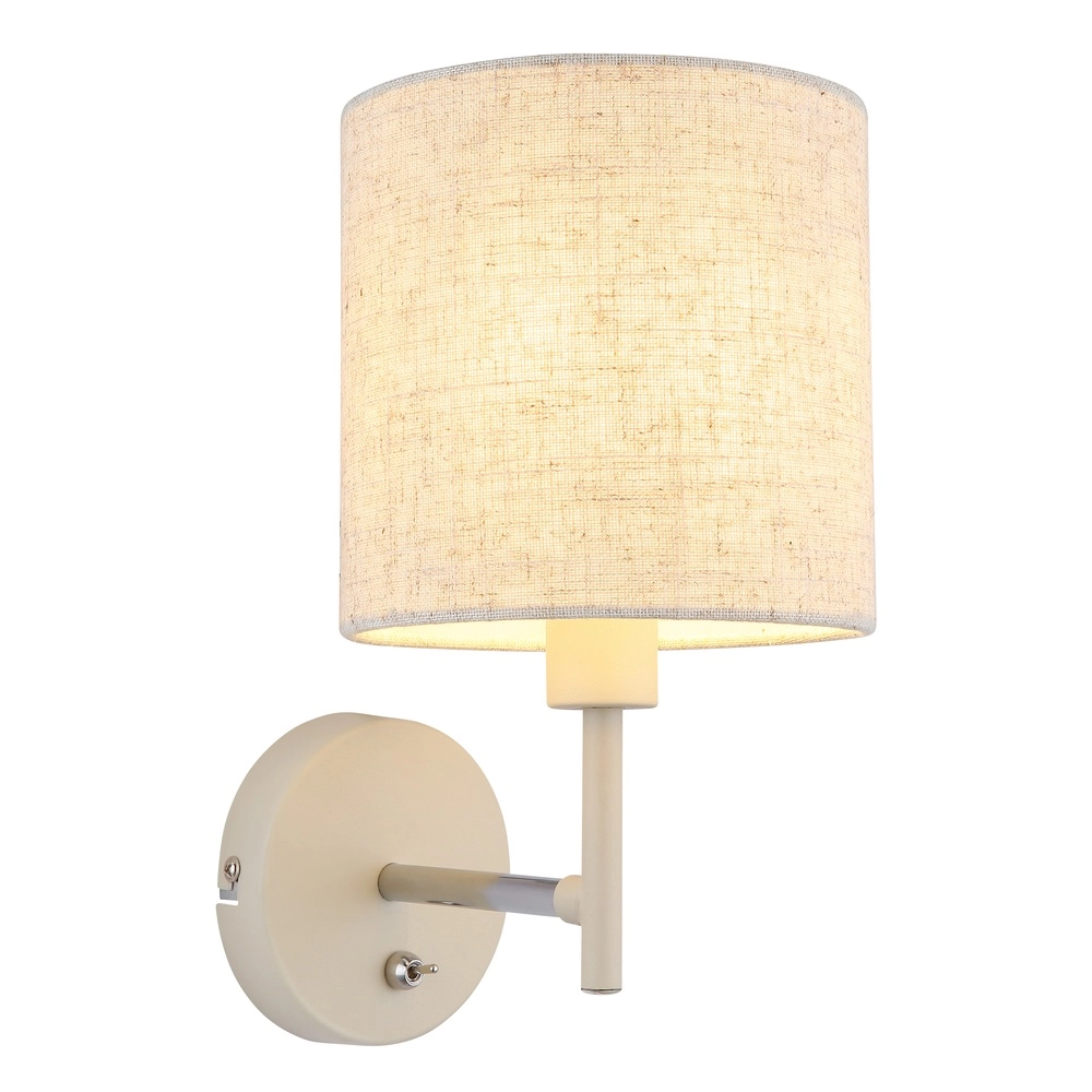 Wandlamp Deleon zand bruin