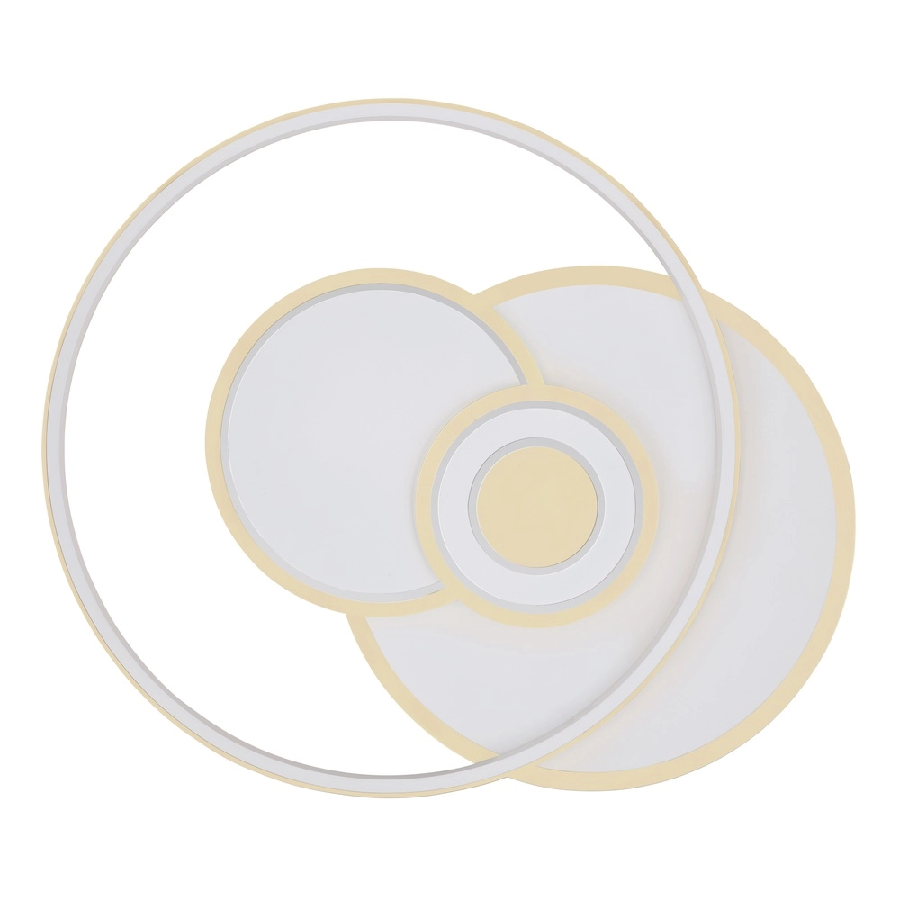 Design plafondlamp Roderick wit rond 3000-6000K Globo 9007371408528