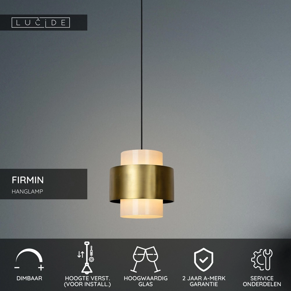 Moderne hanglamp Firmin Ø 30cm Lucide 5411212451651
