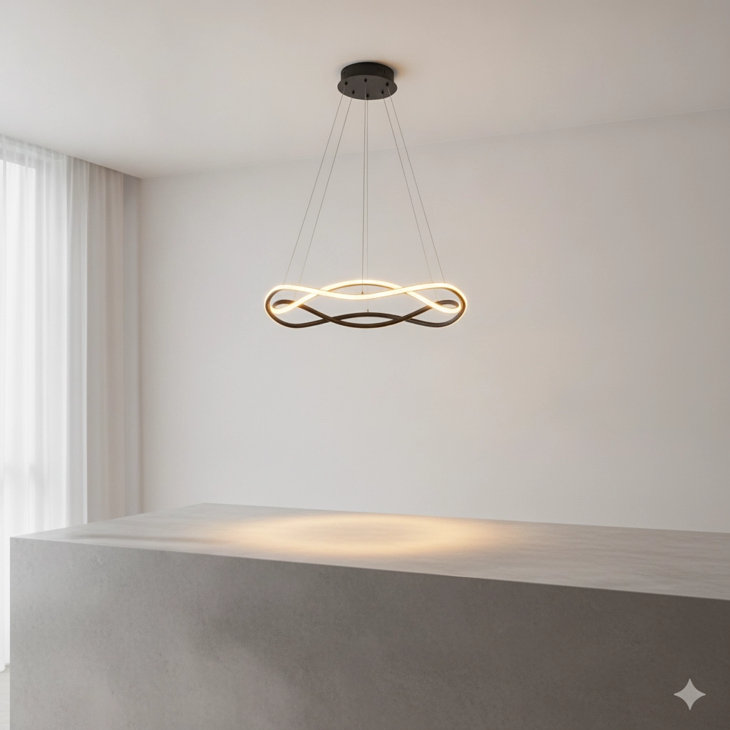 Design hanglamp Jinal zwart Ø 45cm