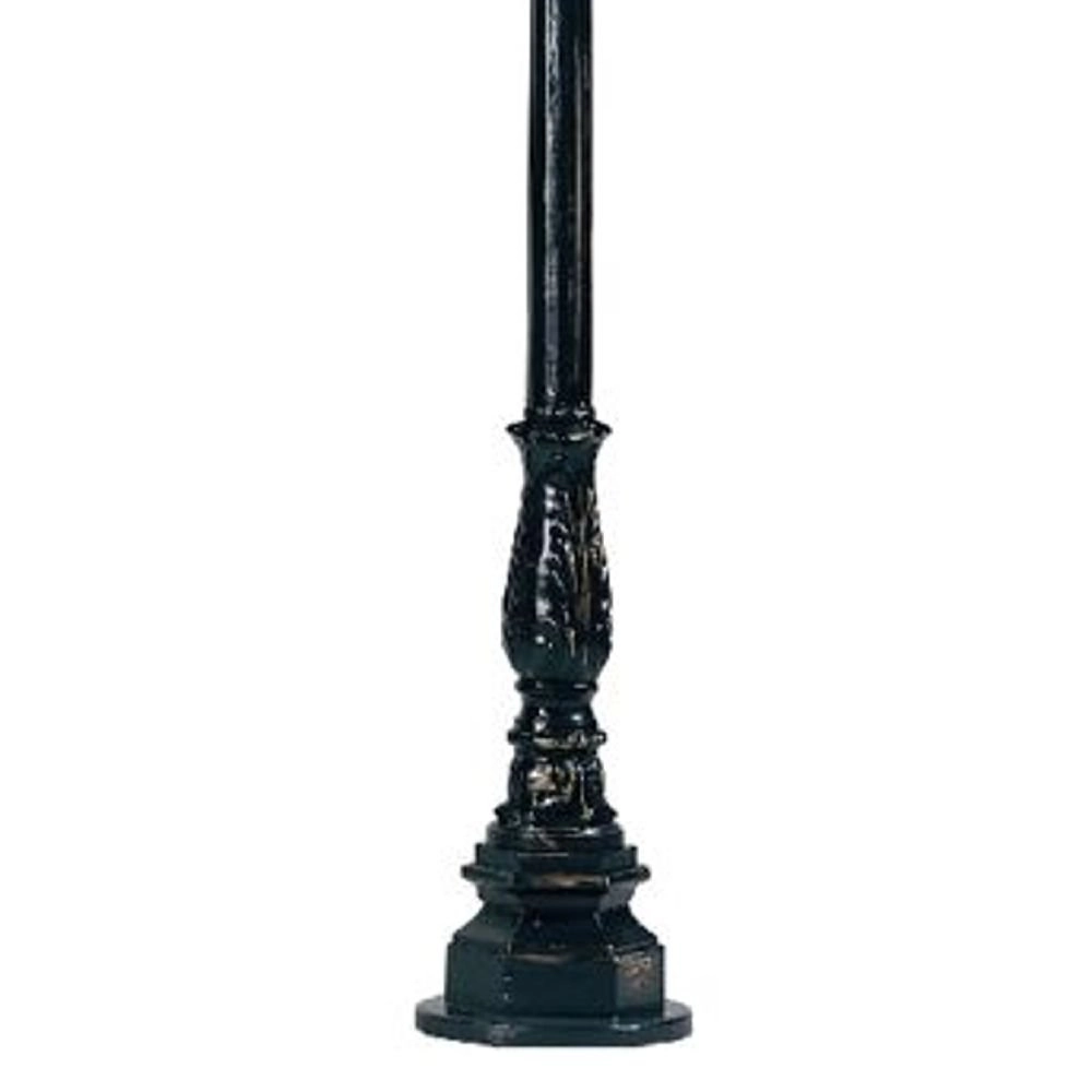 Nostalgische tuinlamp Parijs 3-lichts - zwart KS verlichting 8714732040303