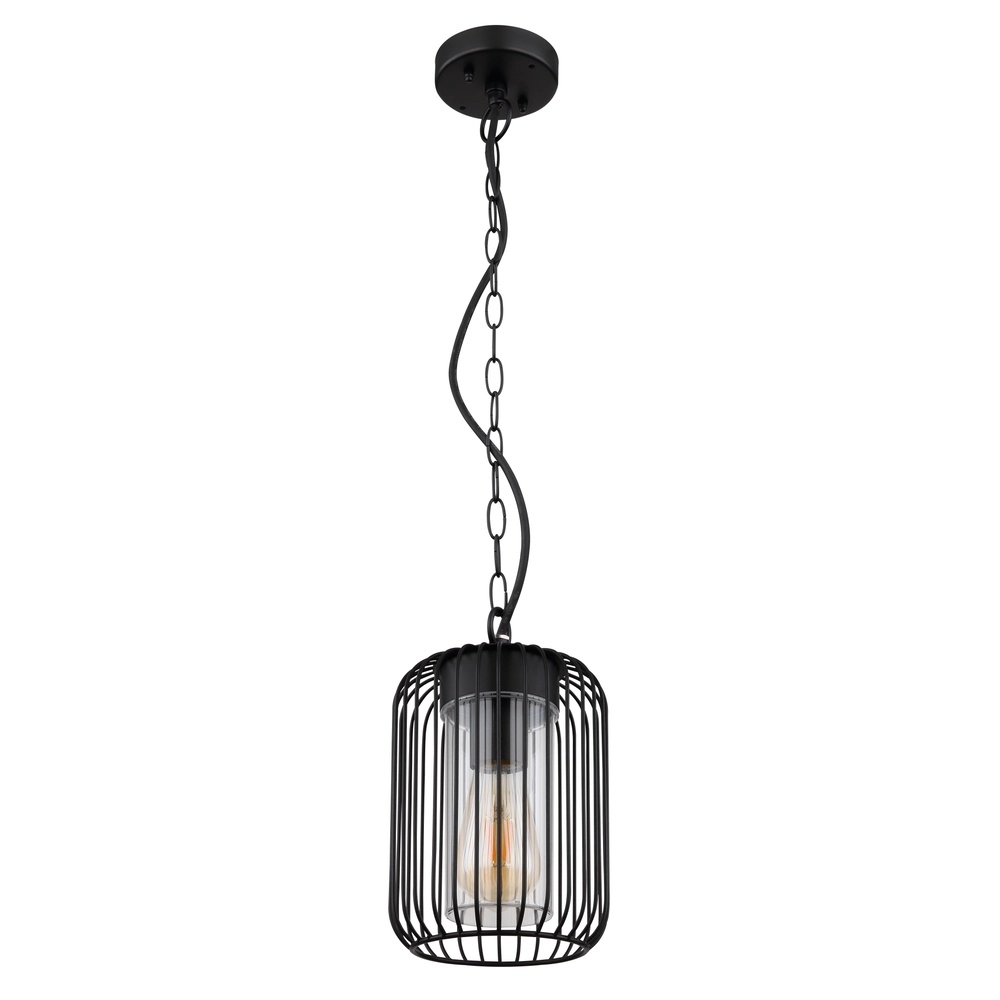 Hanglamp Nina zwart voor buiten Globo 9007371435340