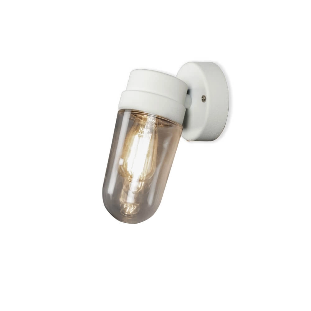 Landelijke buitenlamp Vega wit
