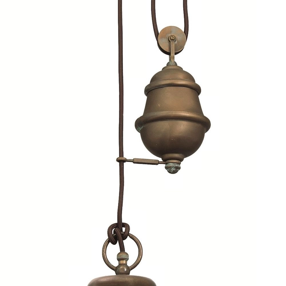 Veranda hanglamp Veranda 3 32cm koperbruin Franssen 8021035005732