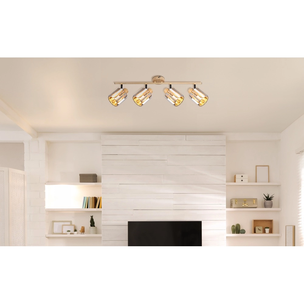 Plafondlamp Run 4-lichts Globo 9007371507986
