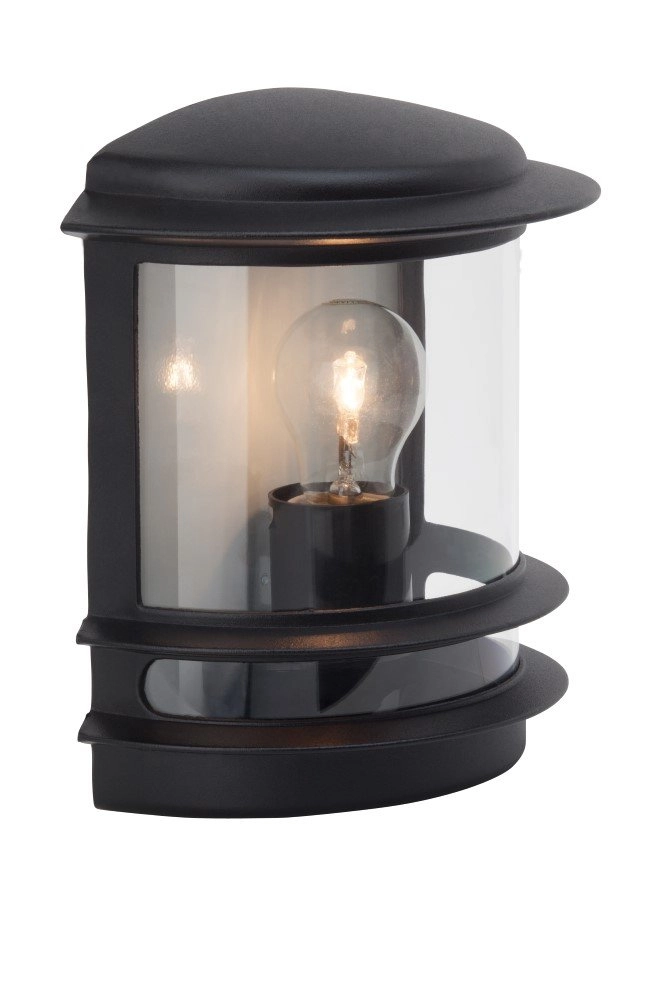 Zwarte wandlamp Hollywood