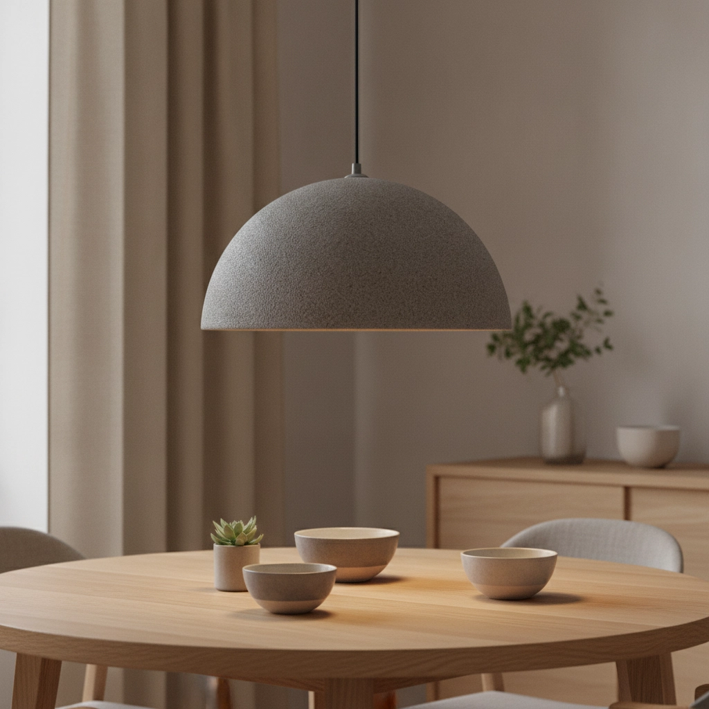 Hanglamp Starla grijs Ø 50cm