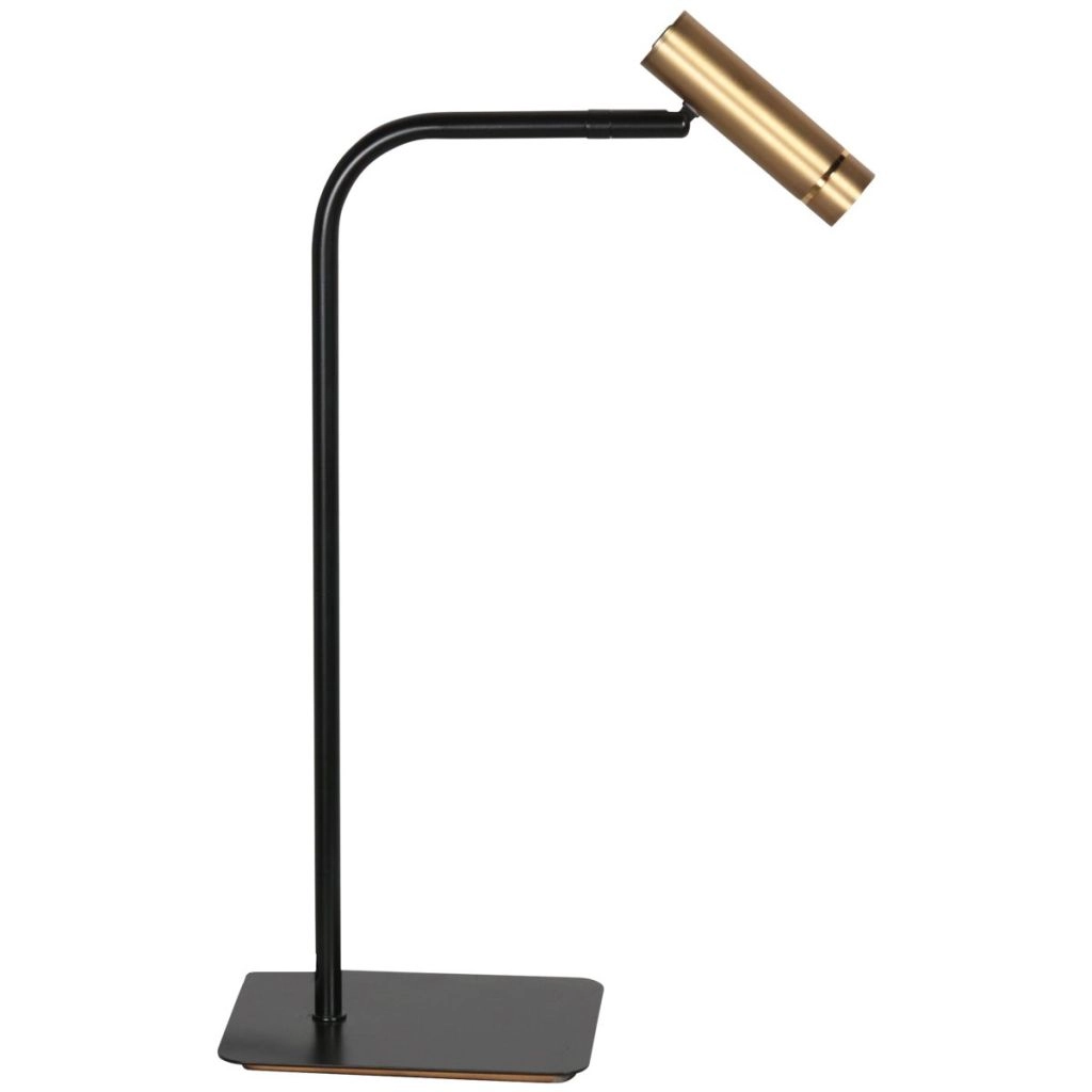 Tafellamp Lumo zwart met goud Steinhauer 8712746184600