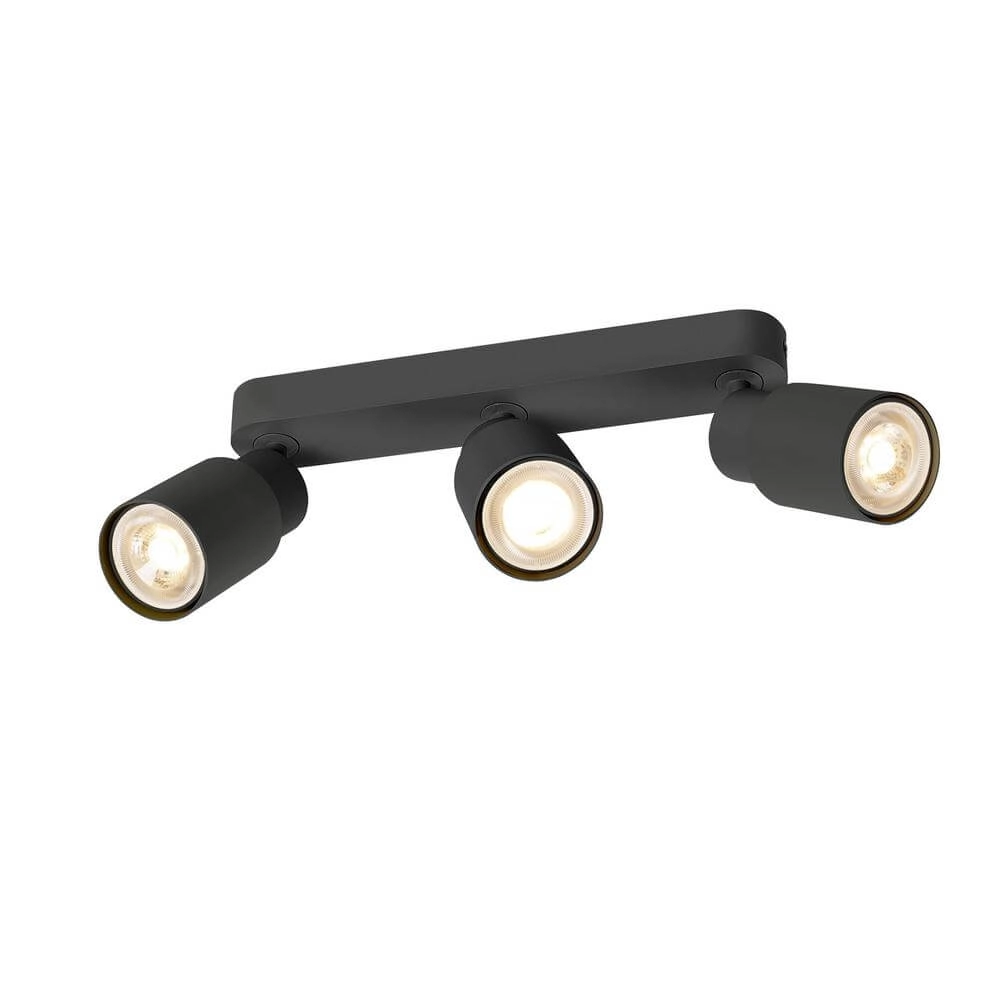 Spot Puri 2.0 Tube zwart 3-lichts