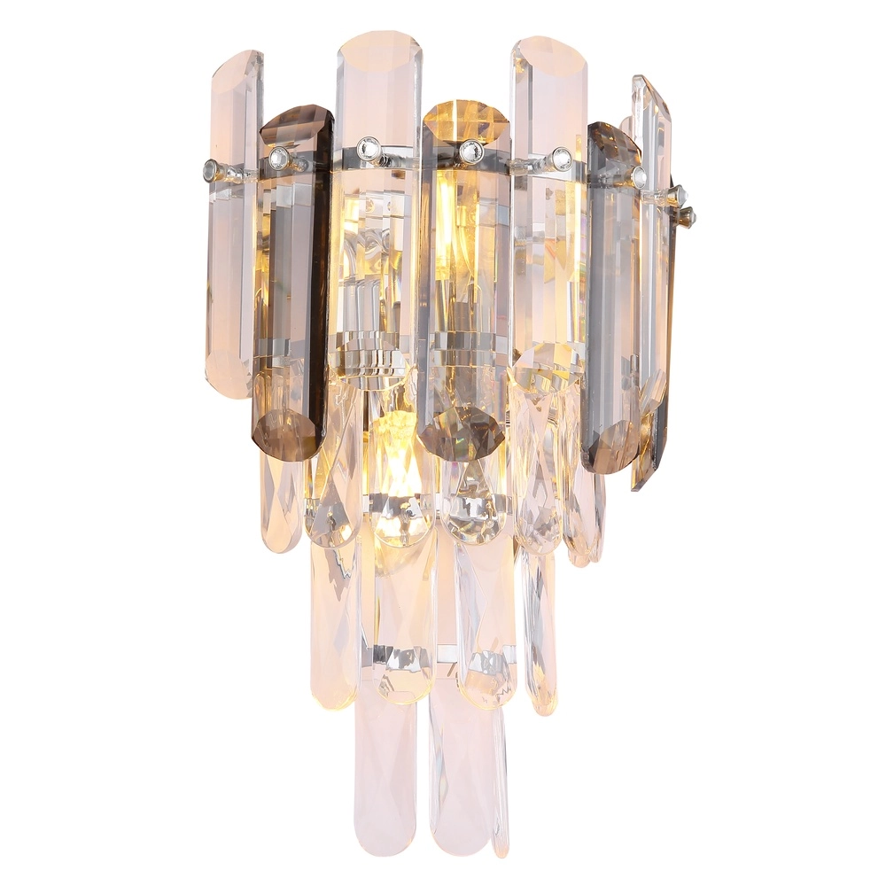 Wandlamp Orgina chroom met kristal