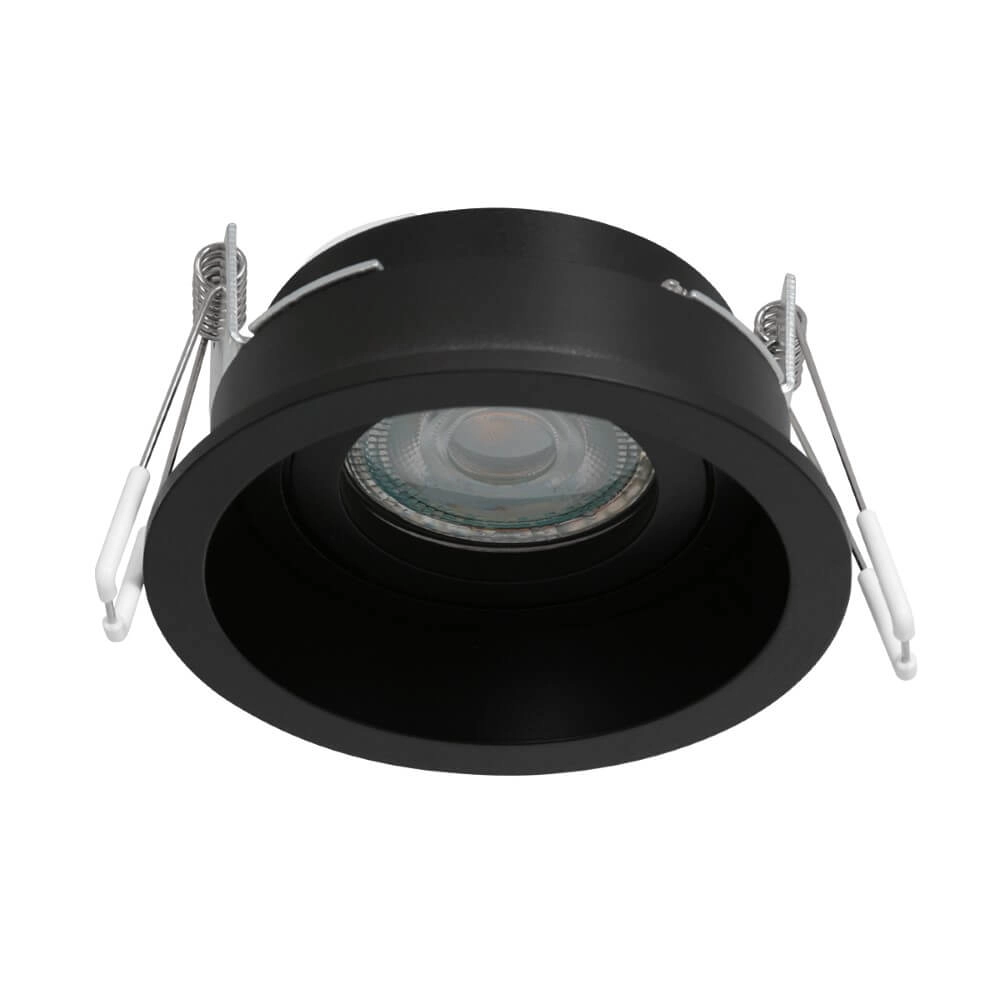 Zwarte inbouwspot Pelite spot Ø 10cm Steinhauer 8712746152685