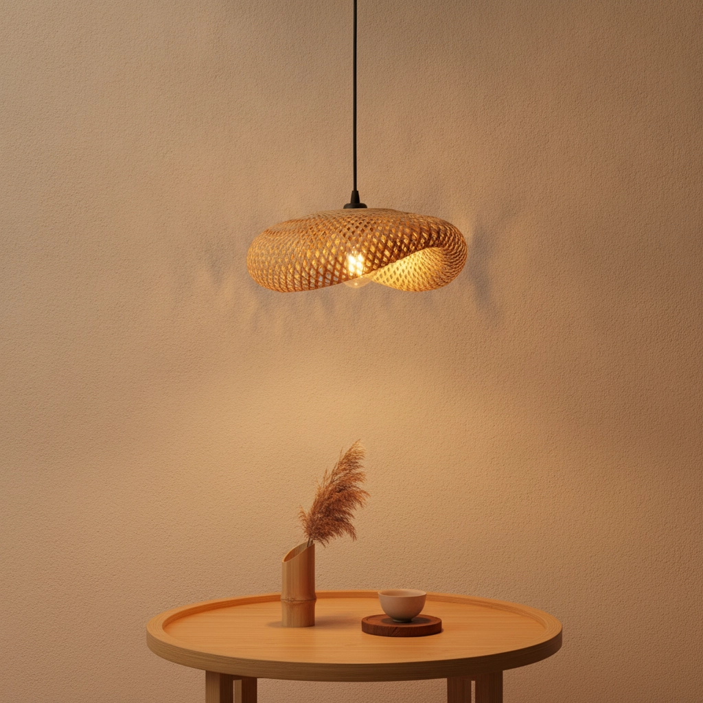 Bamboe hanglamp Adaline 42cm