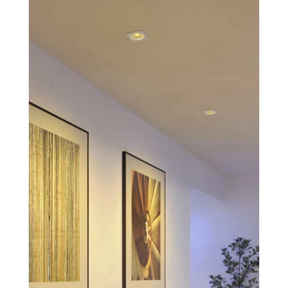 Zigbee inbouwspot Carosso-Z wit - vierkant Eglo 9008606259816
