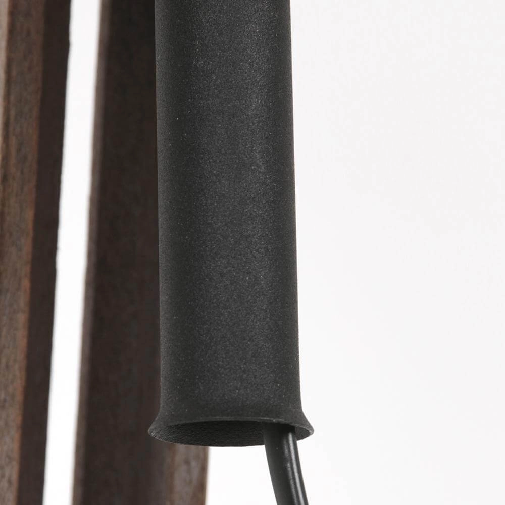 Tripod vloerlamp Triek met zwarte kap Steinhauer 8712746176179