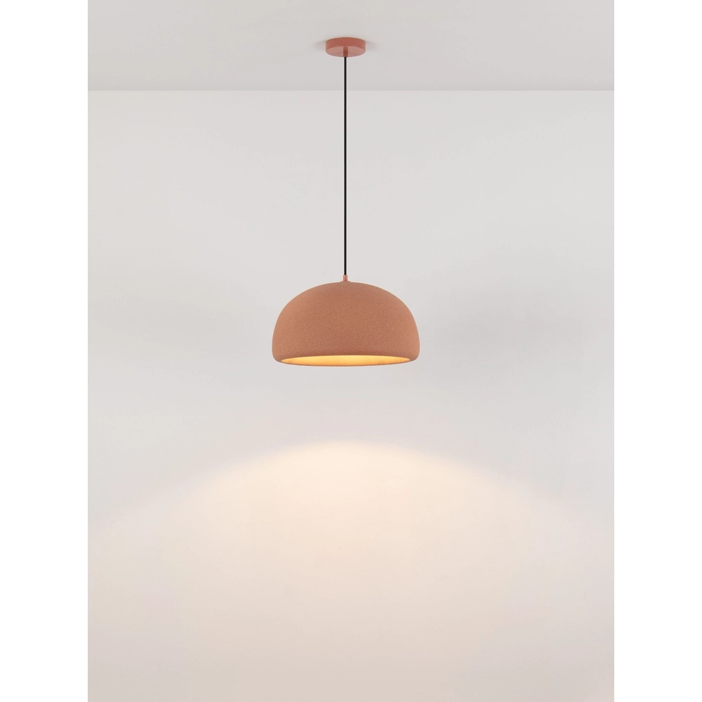 Moderne hanglamp Davo terracotta Ø 43cm Lyora 5212017495648