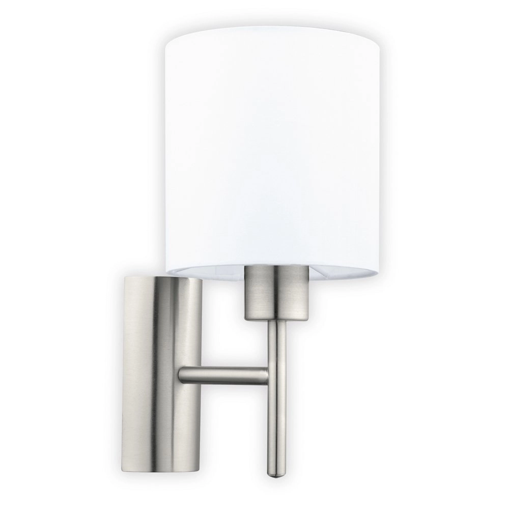 Wandlamp Pasteri met witte lampenkap