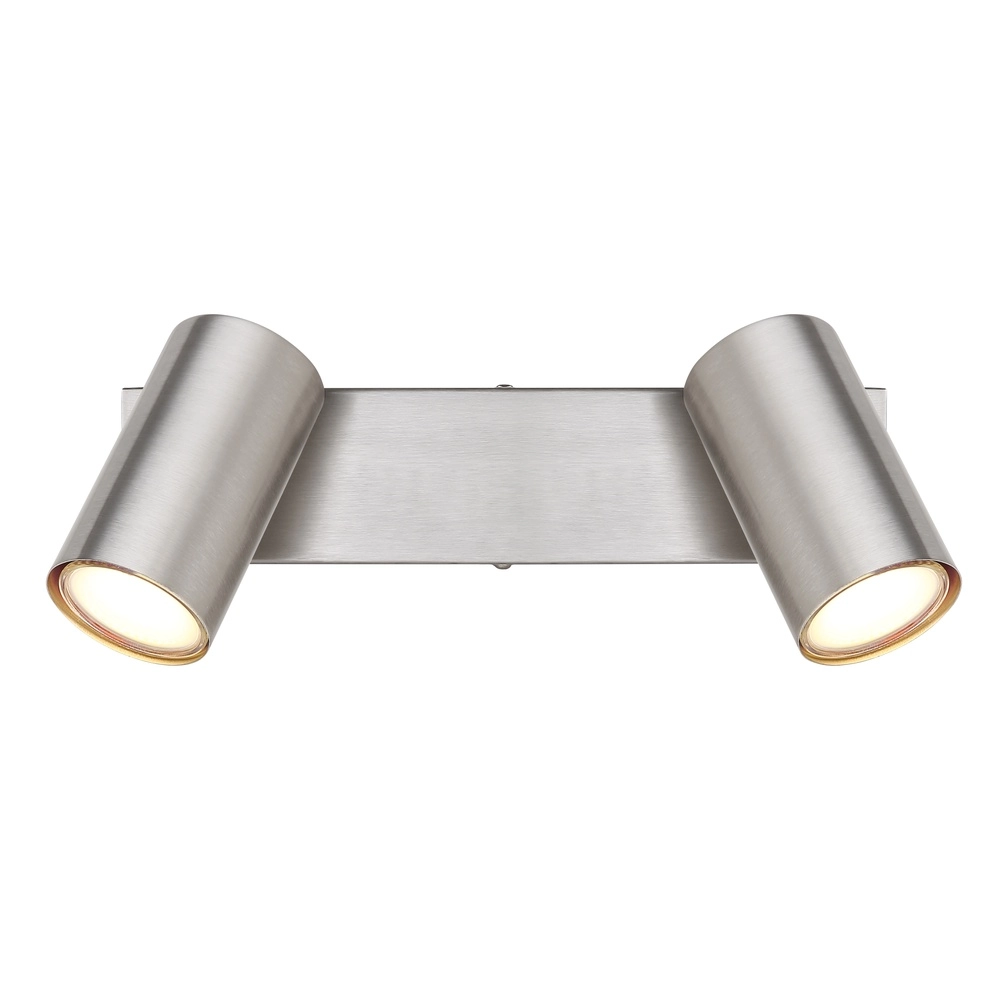 Plafondlamp 2-lichts Robby nikkel Globo 9007371439515
