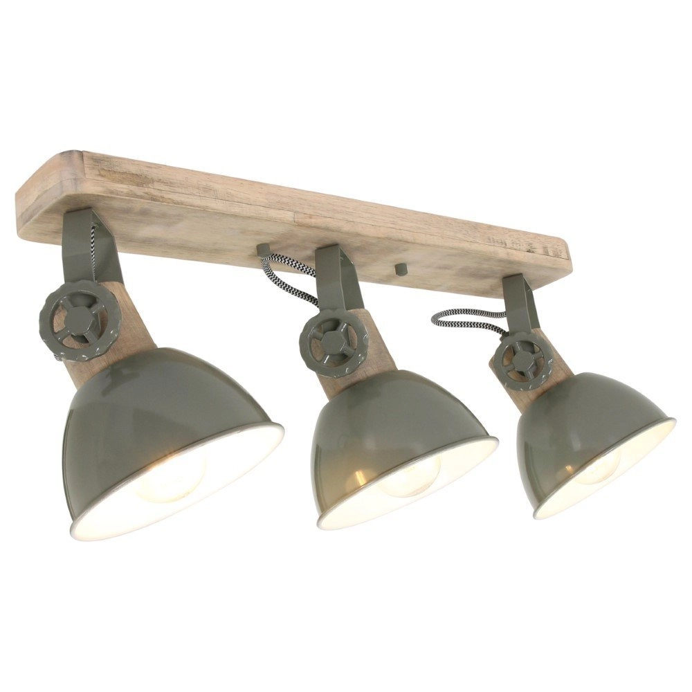 Industriële plafondspot Gearwood 3-lichts Steinhauer 8712746127867