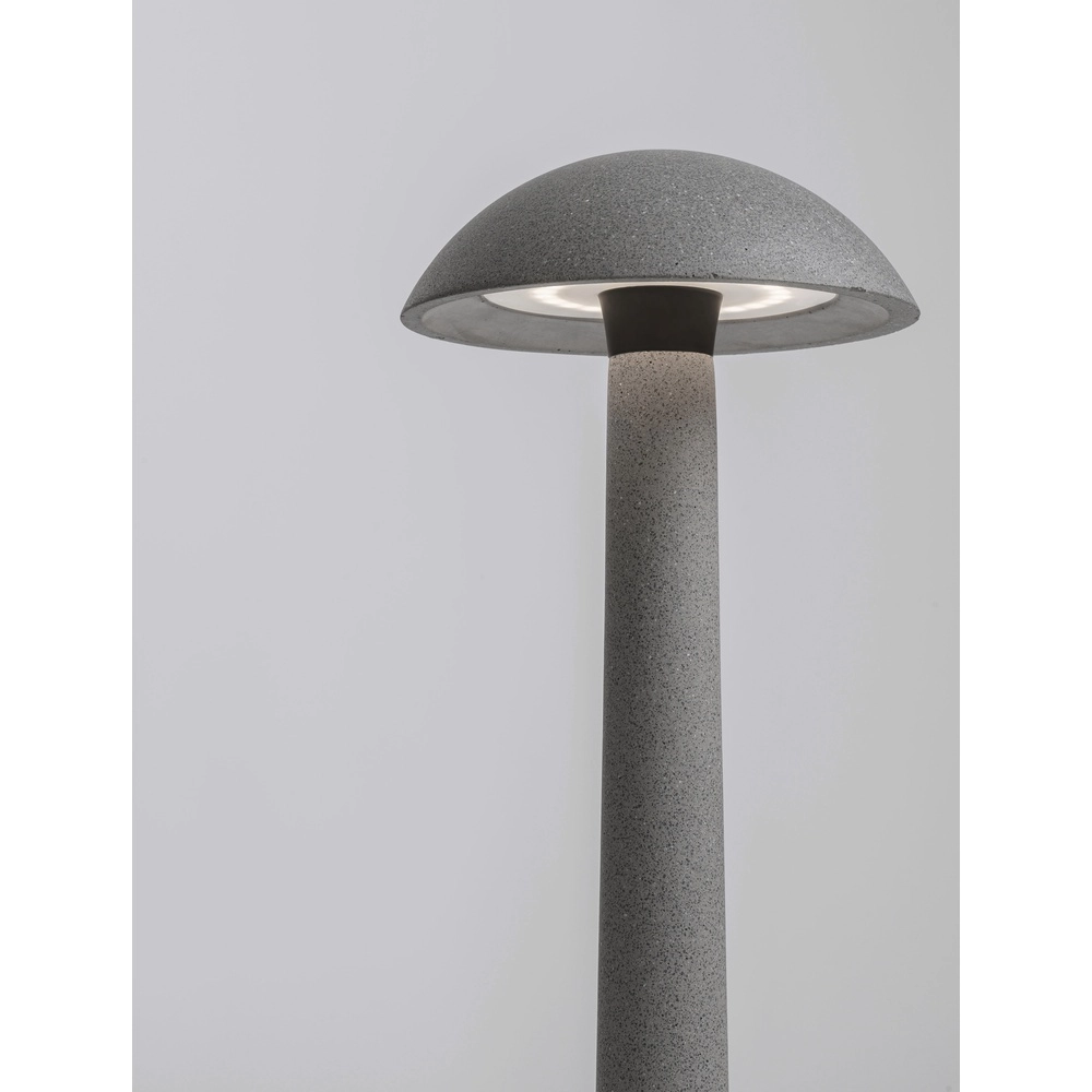 Ronde tuinlamp Tura betongrijs 55cm Lyora 5212017454645