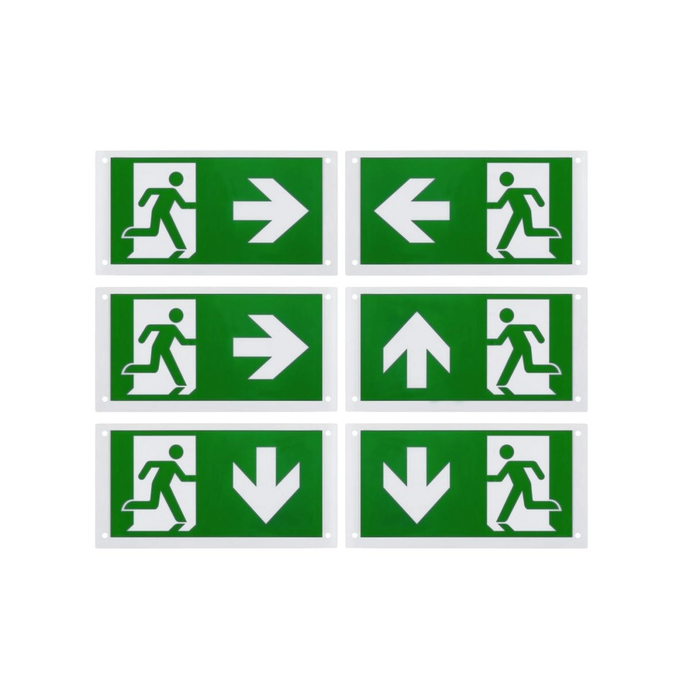 Set van 6 pictogramfolie P-Light voor P-Light