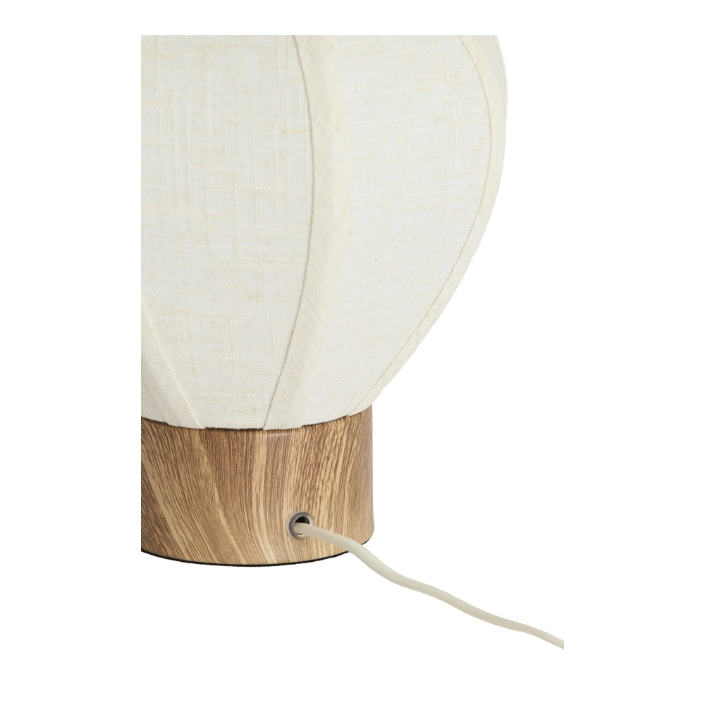 Tafellamp Kyzo Ø 23cm japandi wit Light & Living 8717807843403