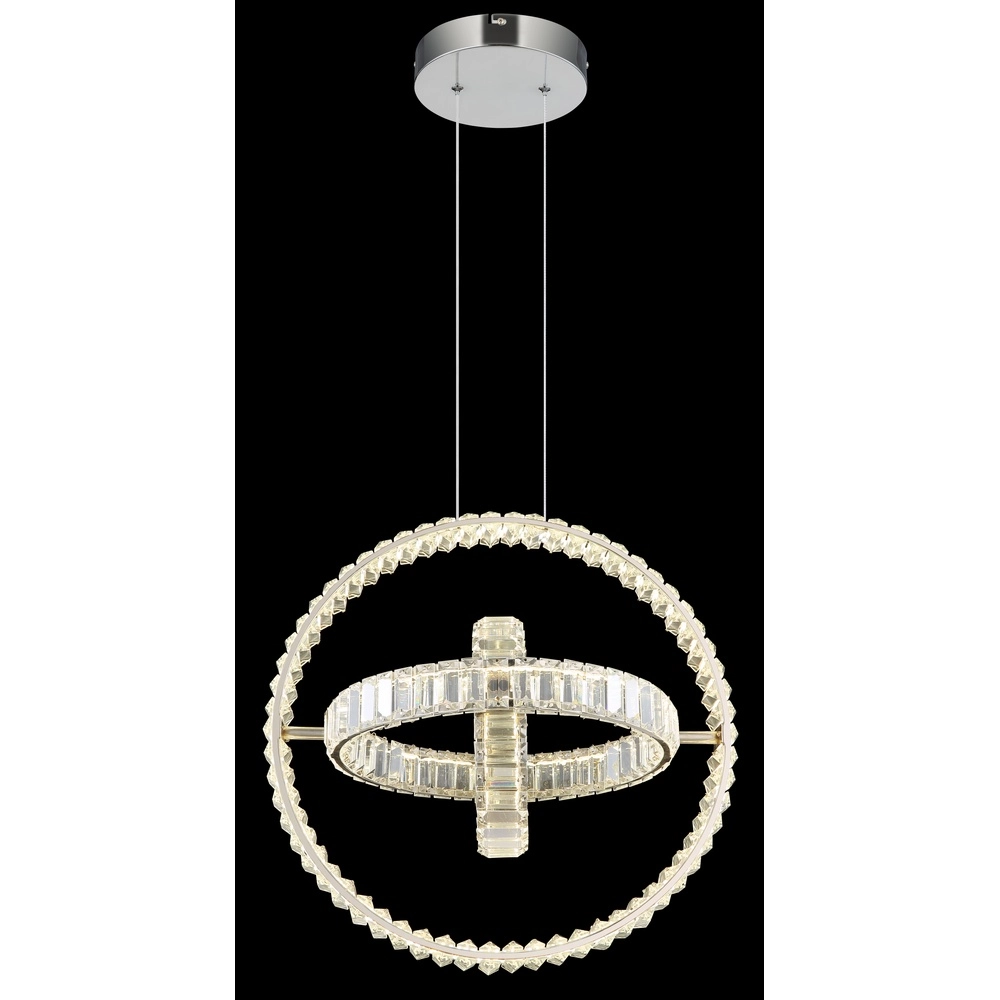 Unieke hanglamp Neil chroom Globo 9007371516414