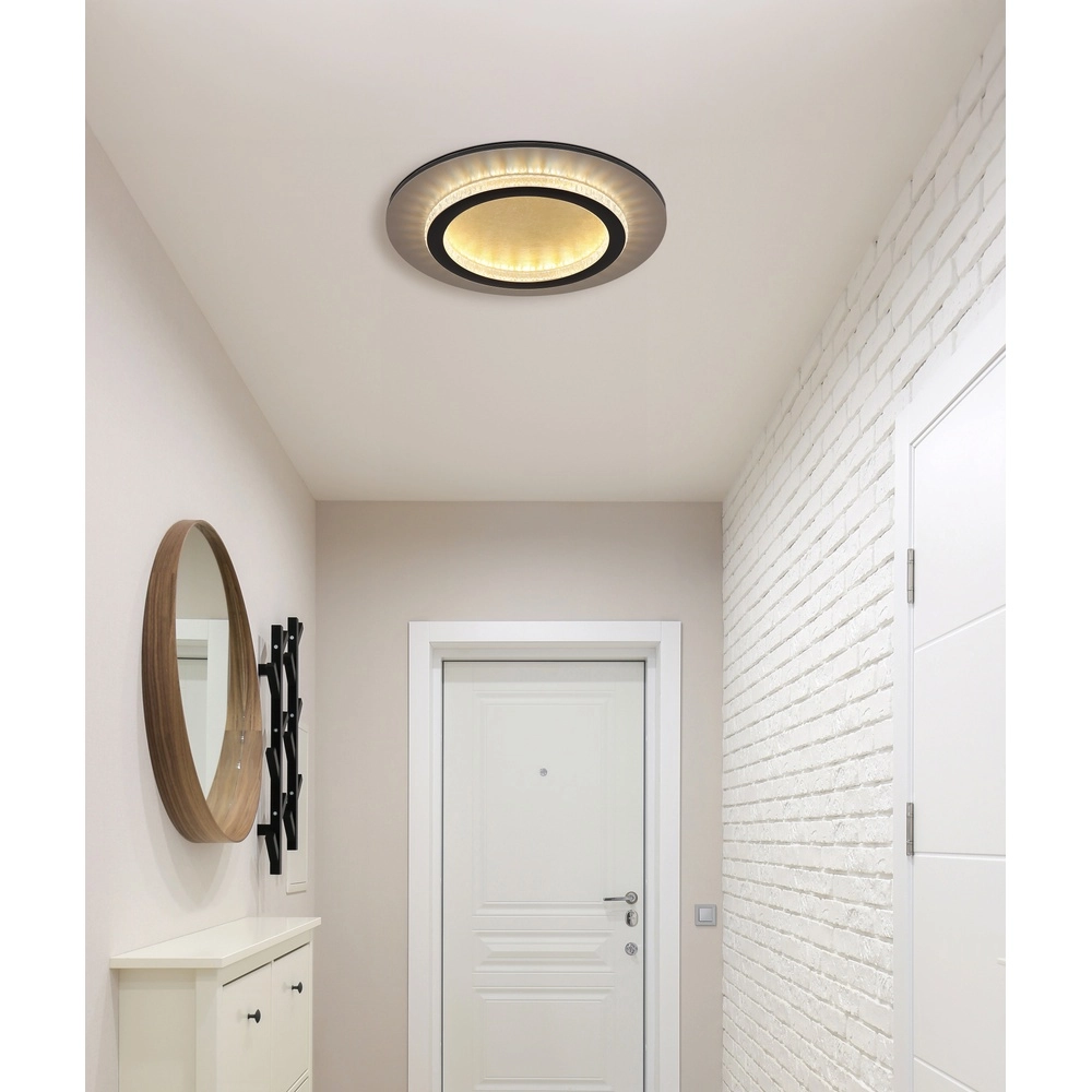 Plafondlamp Jayden zwart Ø 35cm Globo 9007371525850
