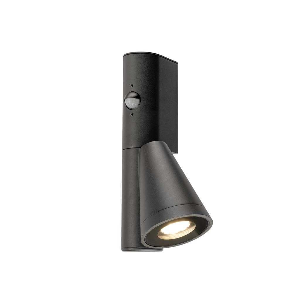 Design wandlamp T-Tube WL zwart met sensor SLV 4024163291637