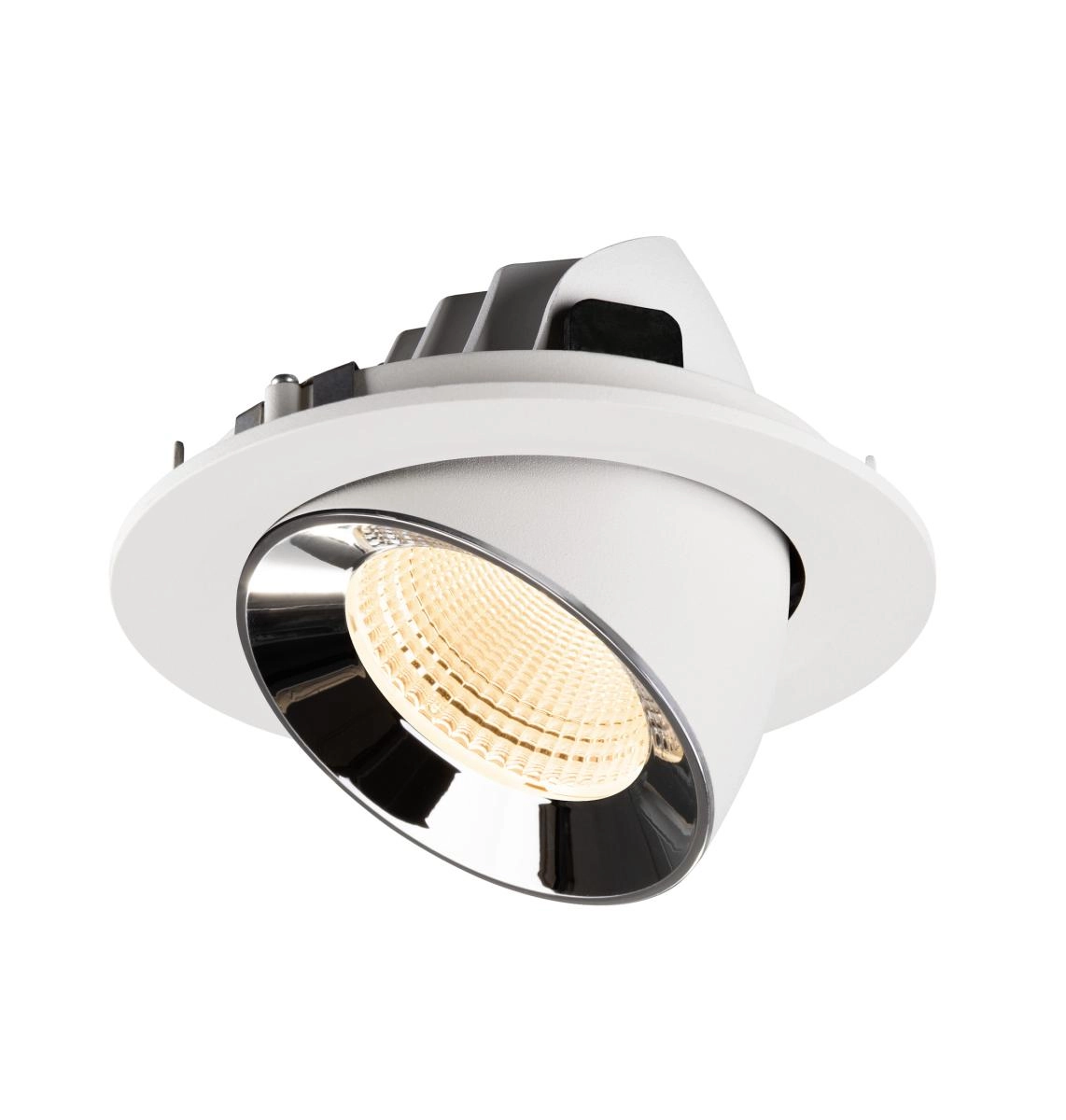 Inbouwspot Numinos Gimble L wit/chroom 2700K - 55gr SLV 4024163310345