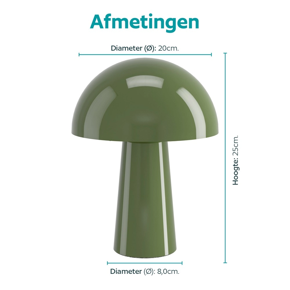 Tafellamp Bufalara groen Eglo 9008606405312