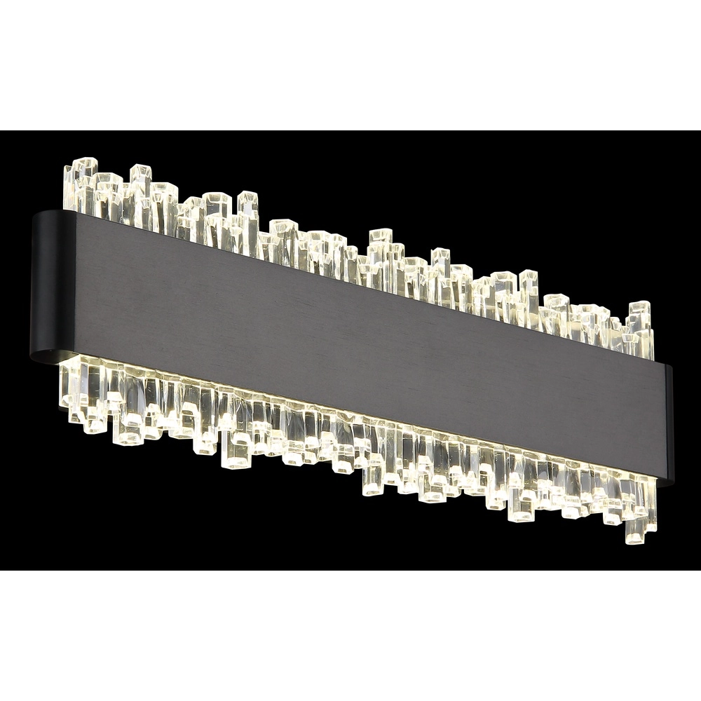 Zwarte wandlamp Stalagmita 25cm Globo 9007371578740