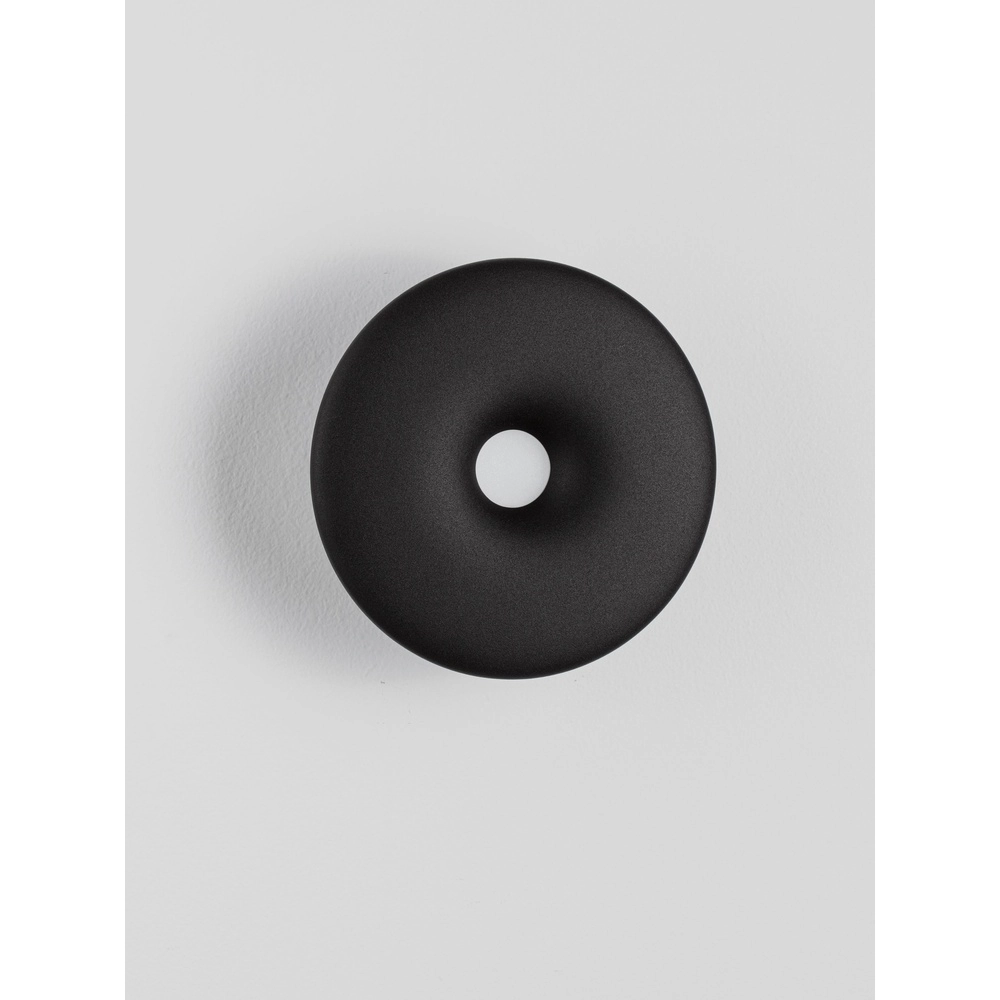 Unieke wandlamp Splash rond zwart Lyora 5212017497185