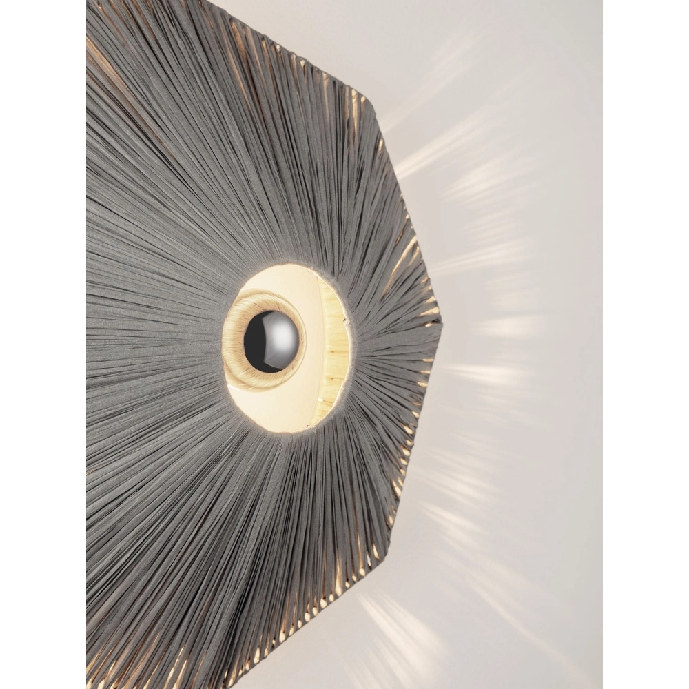 Wandlamp Elvio grijs Ø 45cm Lyora 5212017493897