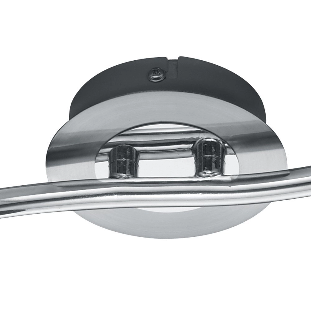 LED plafondspot Levisto 2-lichts nikkel mat Trio 4017807281651