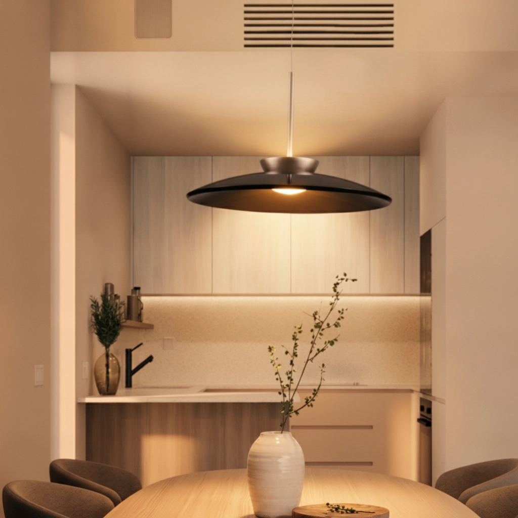 Hanglamp Esti bruin glas Ø 50cm Lyora 5212017461841