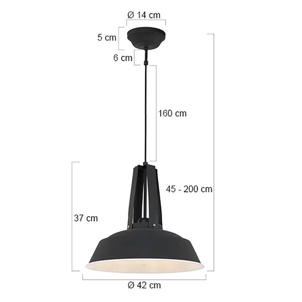Hanglamp Luna 42 Steinhauer 8712746102970