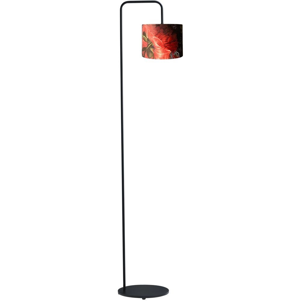 Vloer Schemerlamp Venus 152cm met Flower lampenkap