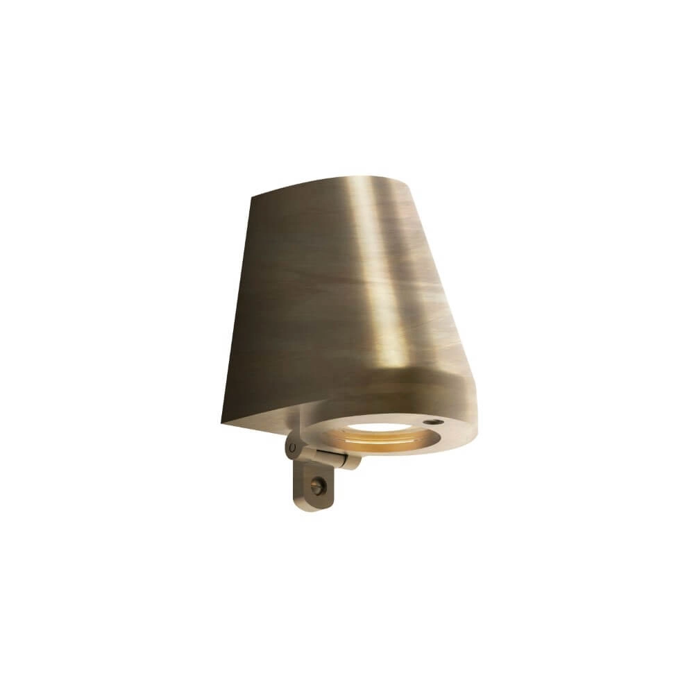 Buitenlamp downlight Beamy Wall verweerd messing
