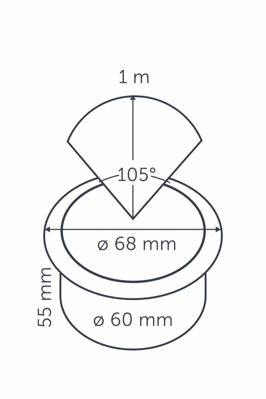 Small recessed spot Fusion 12 volt LED In-lite 8717051003363