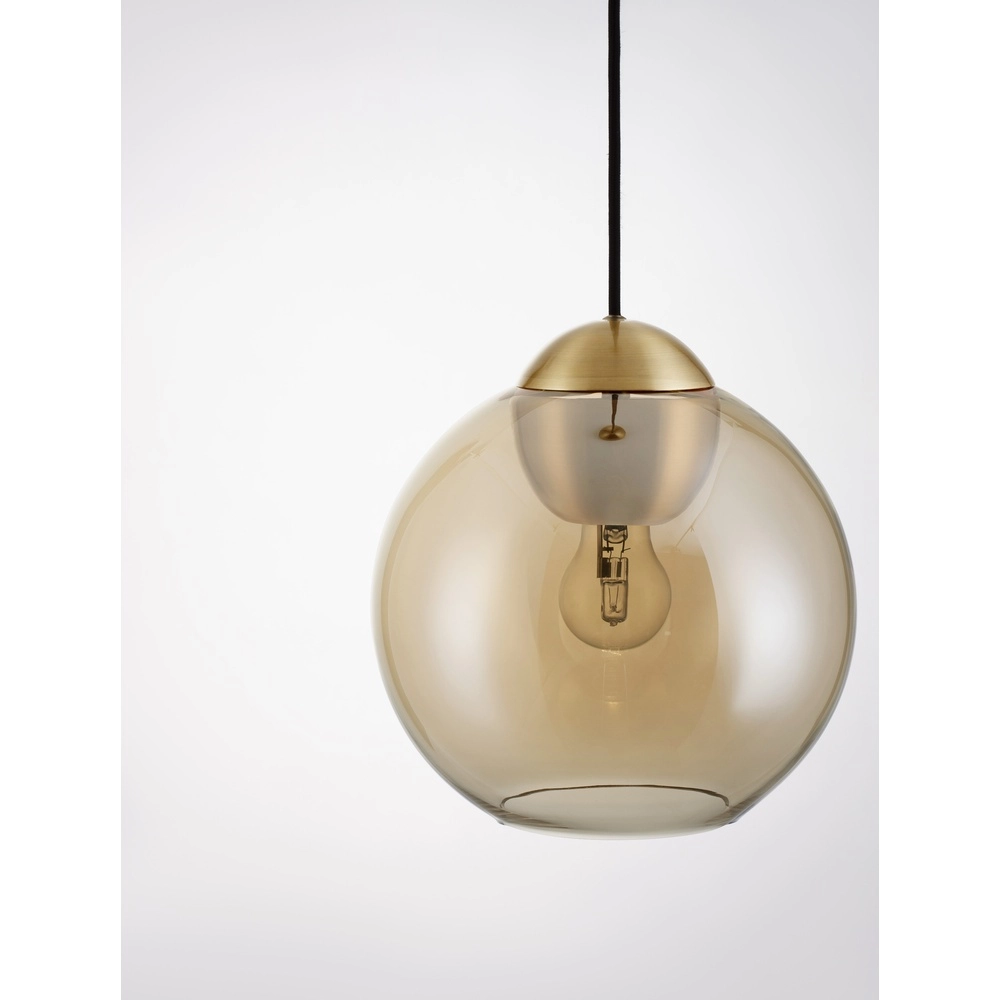 Design hanglamp Midori amber glas Lyora 5212017434241