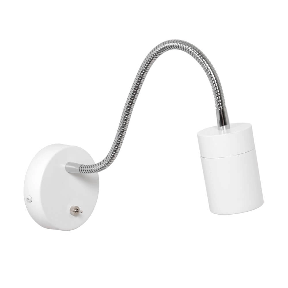 Bed lampje flexibel Upround wit