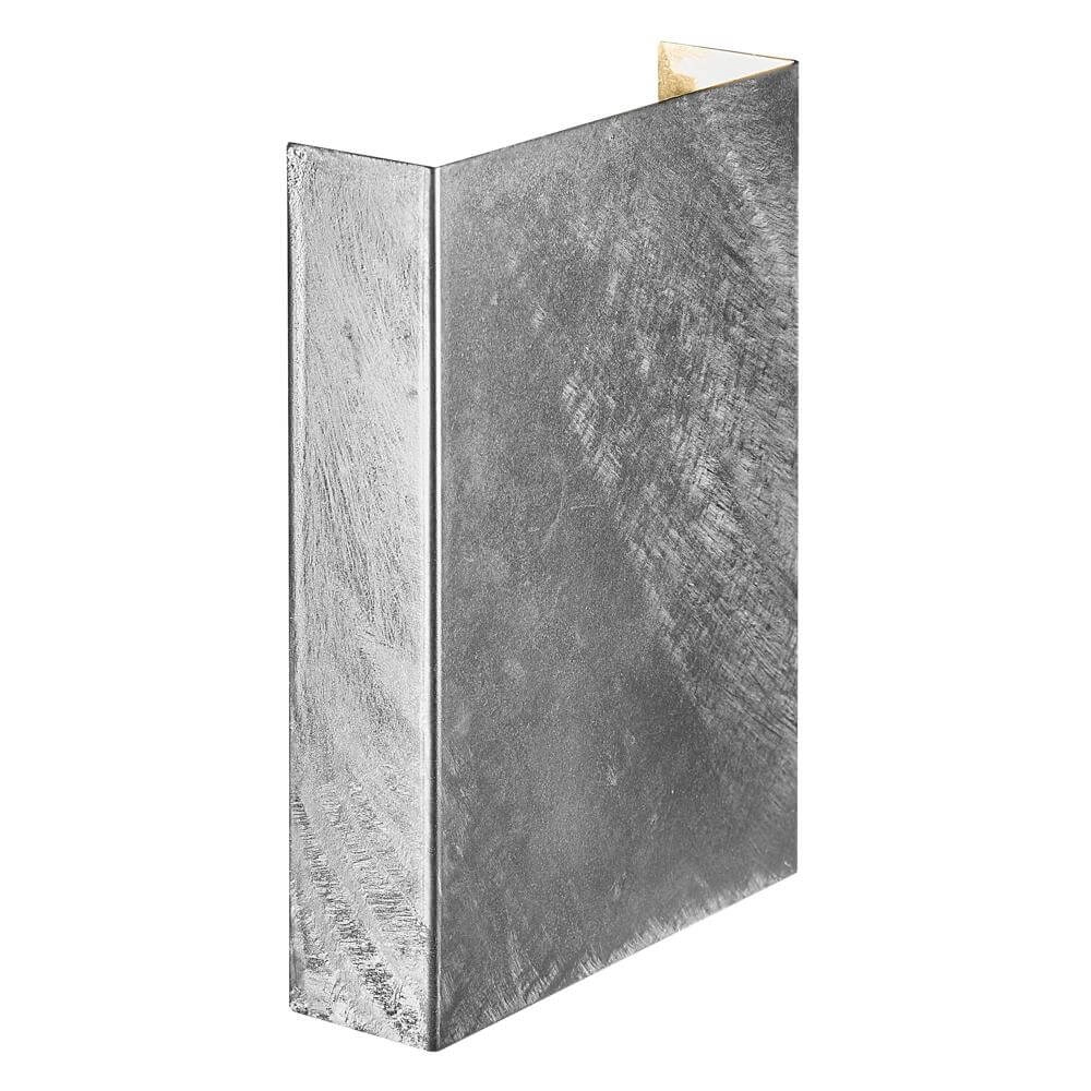 Wandlamp zink Fold breed design
