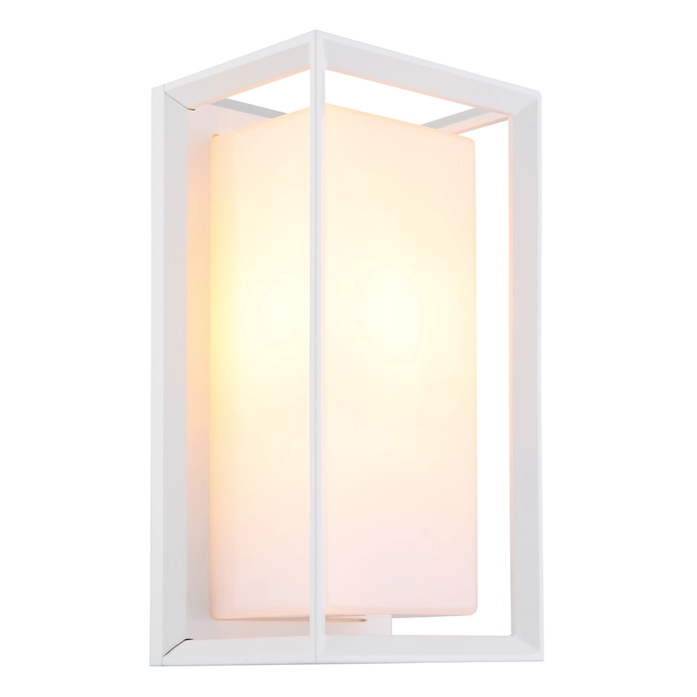 Buiten wandlamp Logana wit