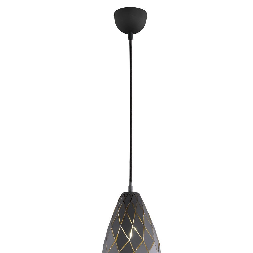 Hanglamp Onyx pendel antraciet Trio 4017807390322