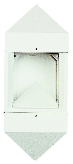 wandlamp Oblong 30cm - wit