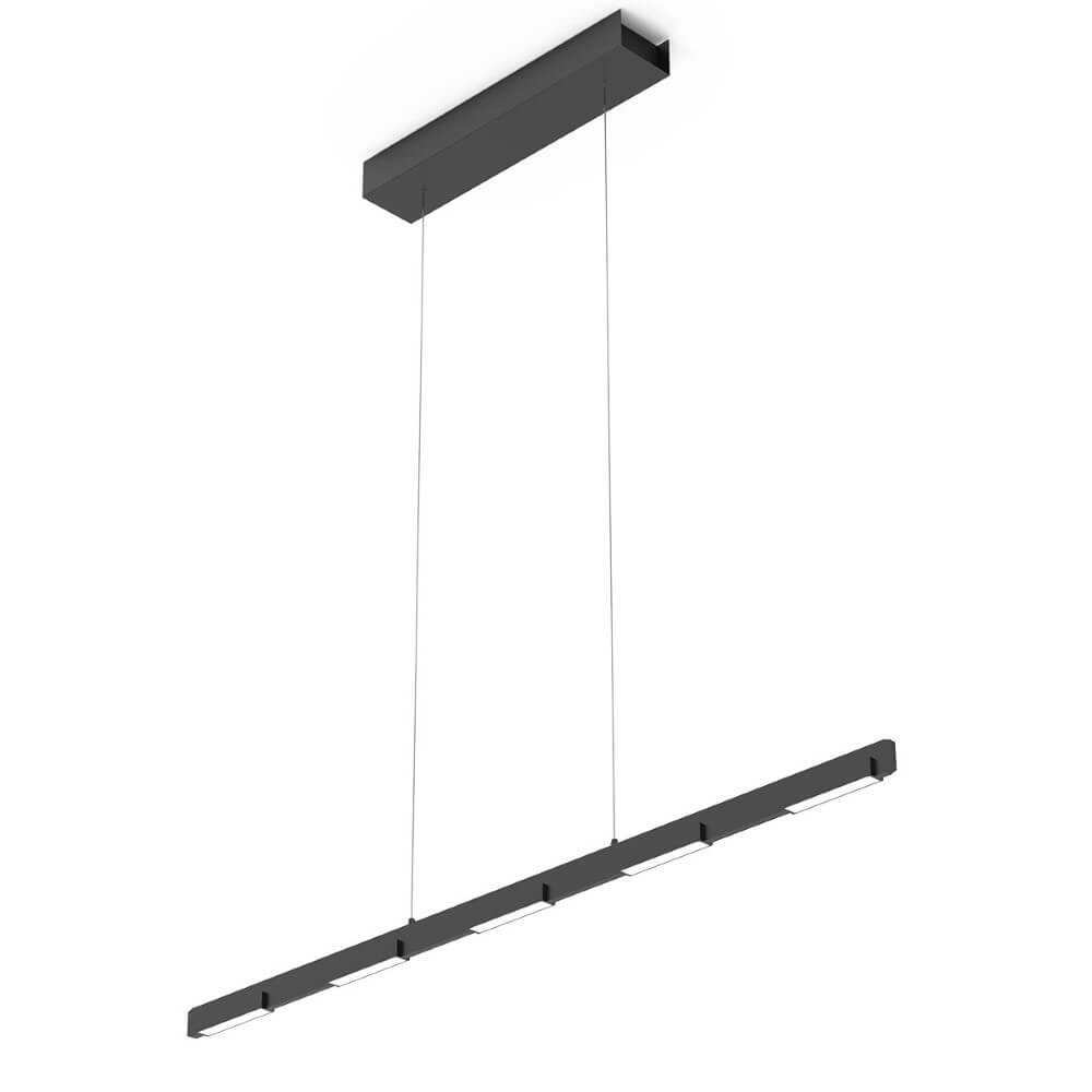 Led kantoor hanglamp Bloc zwart
